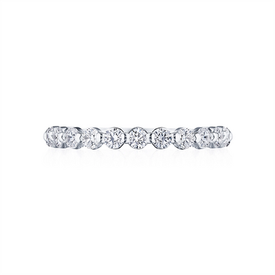 Tacori Wedding Rings in Platinum/Palladium containing Diamond 2666 2.5 B 1/2