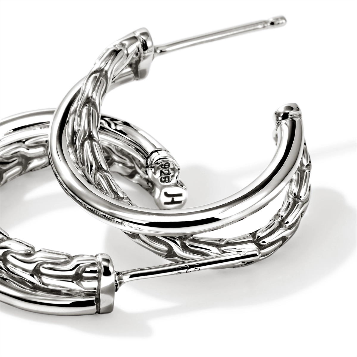 John Hardy Earrings in Silver EB98714