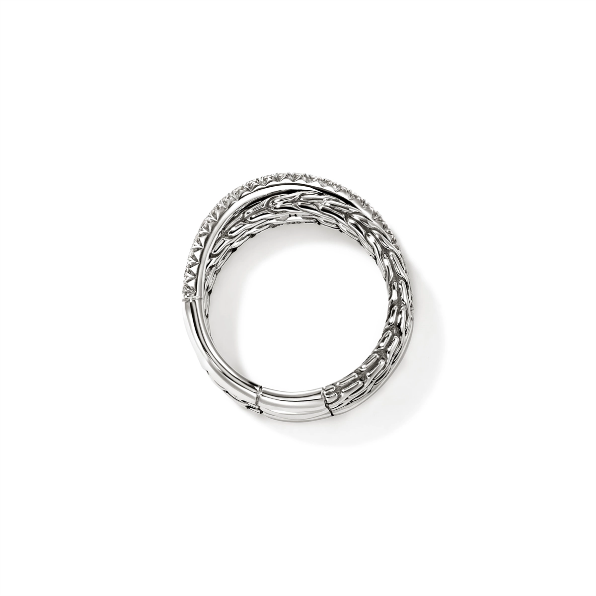 John Hardy Rings in Silver containing Diamond RBP987152DIX6