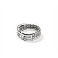 John Hardy Rings in Silver containing Other RBS987154BLSX7