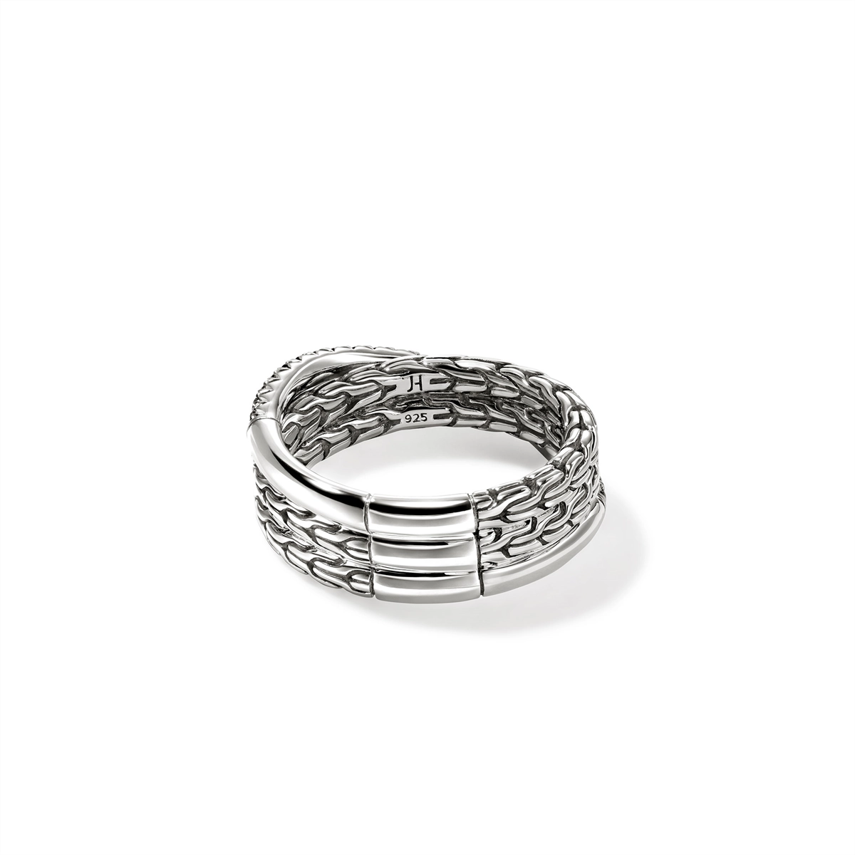John Hardy Rings in Silver containing Other RBS987154BLSX7