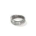John Hardy Rings in Silver containing Sapphire RBS987154BSPX7