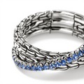 John Hardy Rings in Silver containing Sapphire RBS987154BSPX7