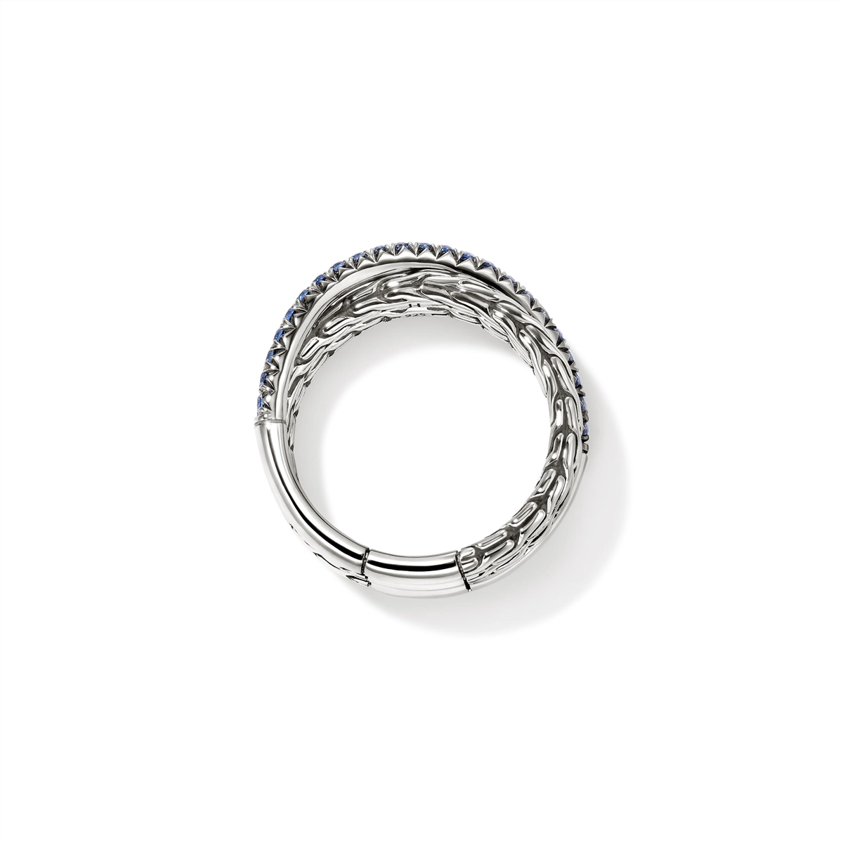 John Hardy Rings in Silver containing Sapphire RBS987154BSPX7