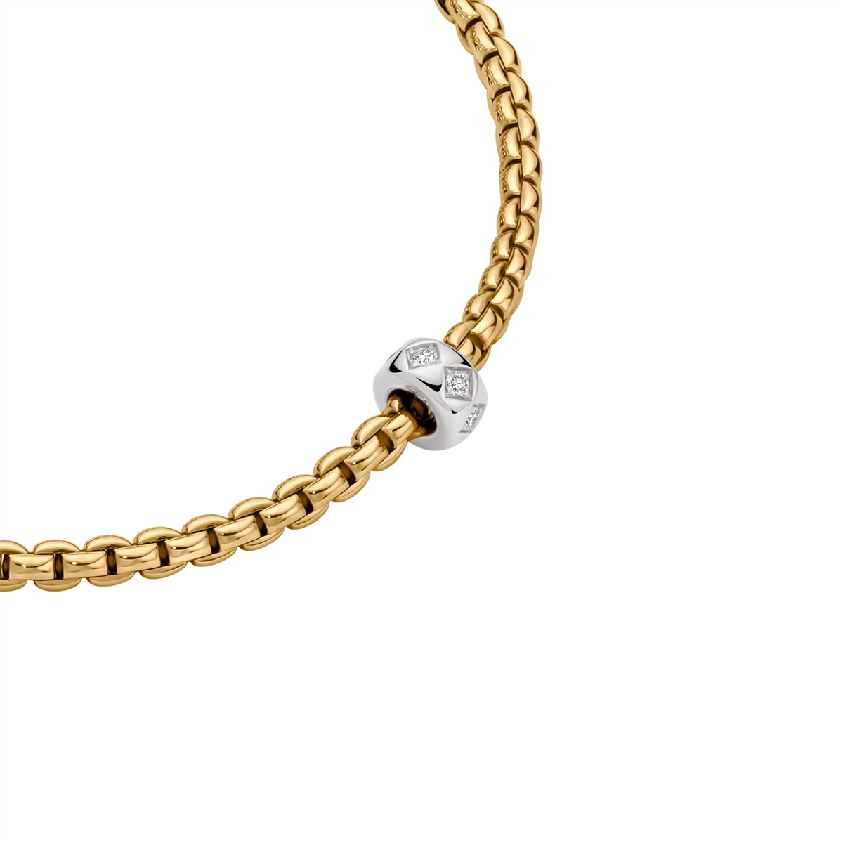 FOPE Necklaces in Mixed Metals containing Diamond 73101CX_BB_G_XBX_043