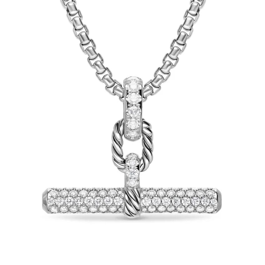 David Yurman Pendants in Silver containing Diamond D18802DSSADI