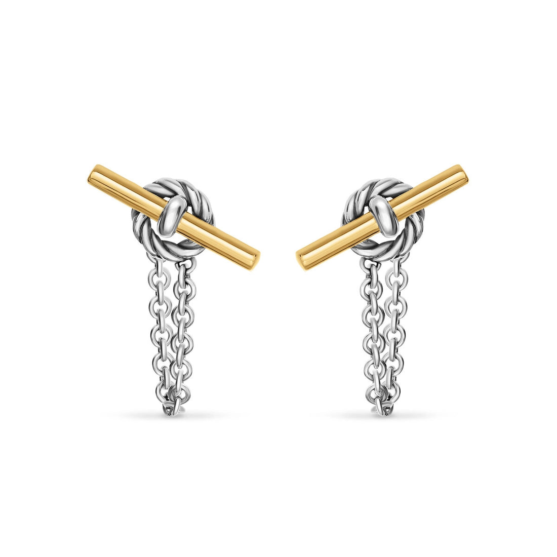 David Yurman Earrings in Mixed Metals E18422S8