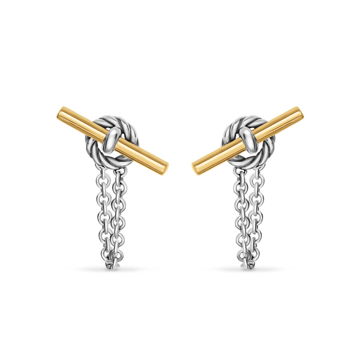 David Yurman Earrings in Mixed Metals E18422S8