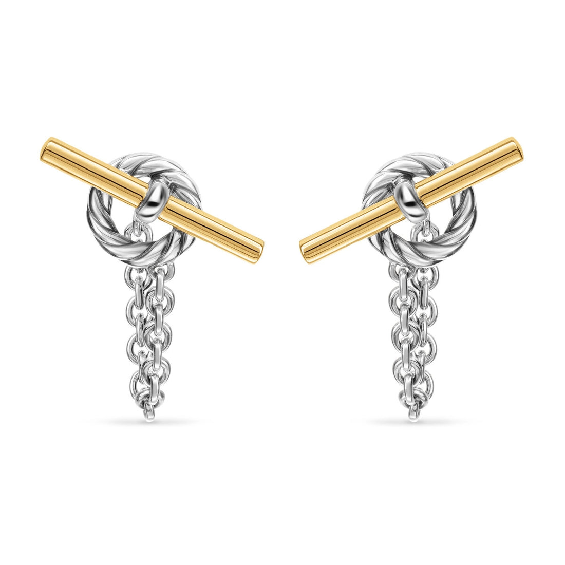 David Yurman Earrings in Mixed Metals E18659S8
