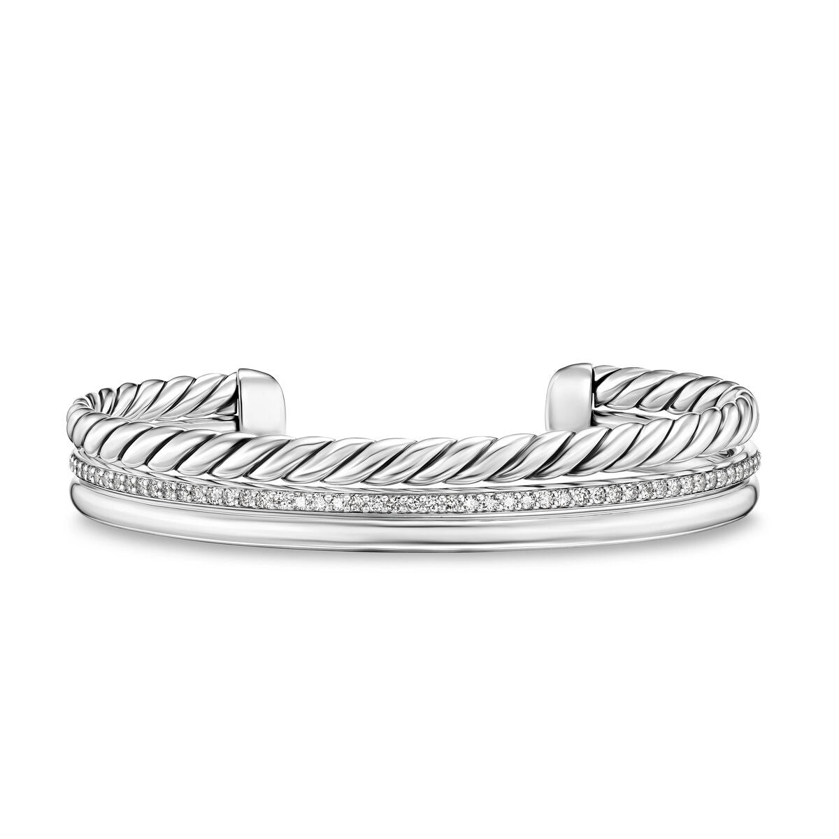 David Yurman Bracelets in Silver containing Diamond B18700DSSADIM