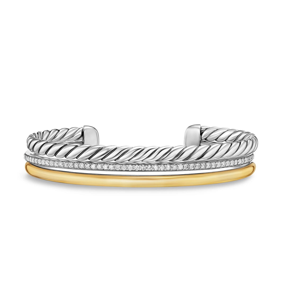 David Yurman Bracelets in Mixed Metals containing Diamond B18700DS8ADIM