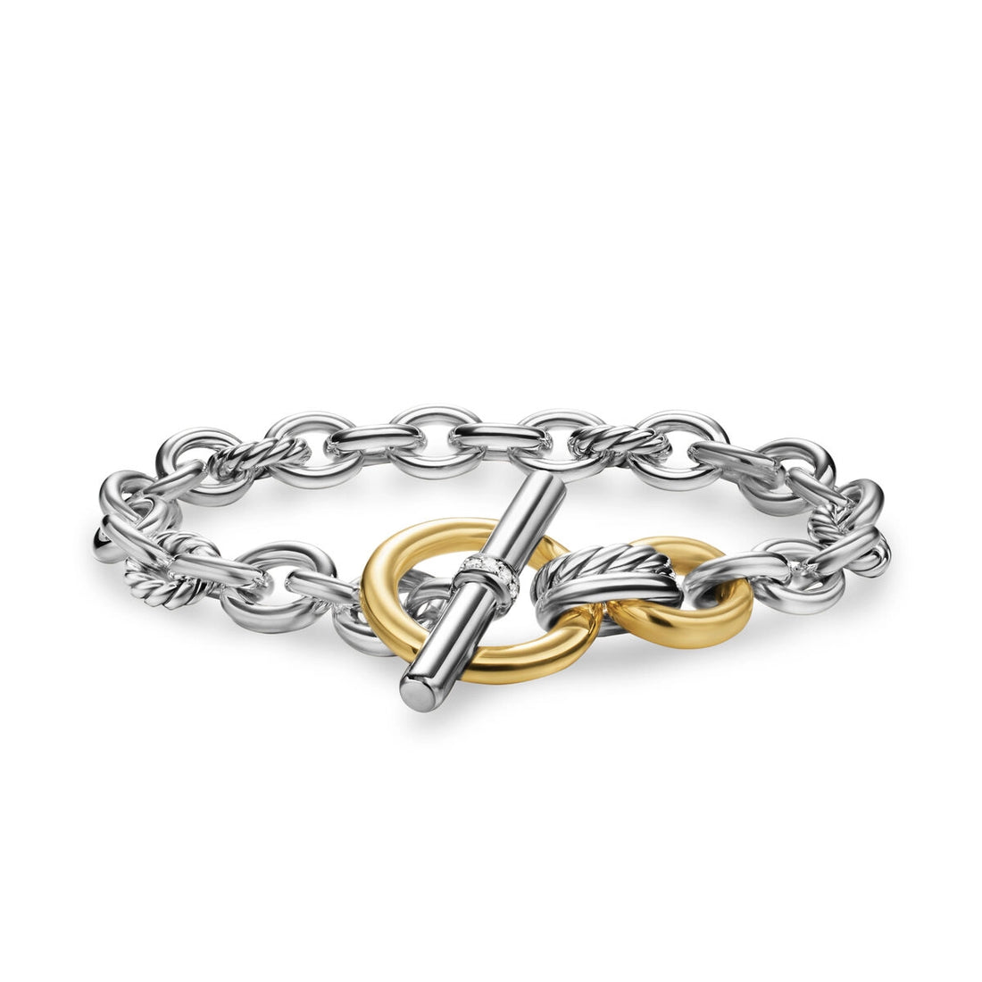 David Yurman Bracelets in Mixed Metals containing Diamond B18453DS8ADIL