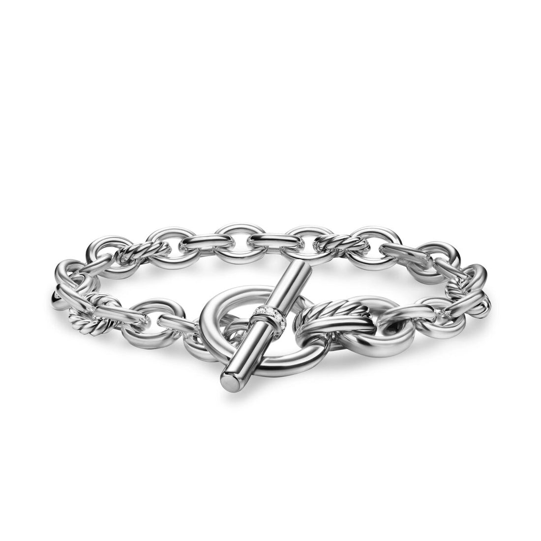 David Yurman Bracelets in Silver containing Diamond B18453DSSADIL