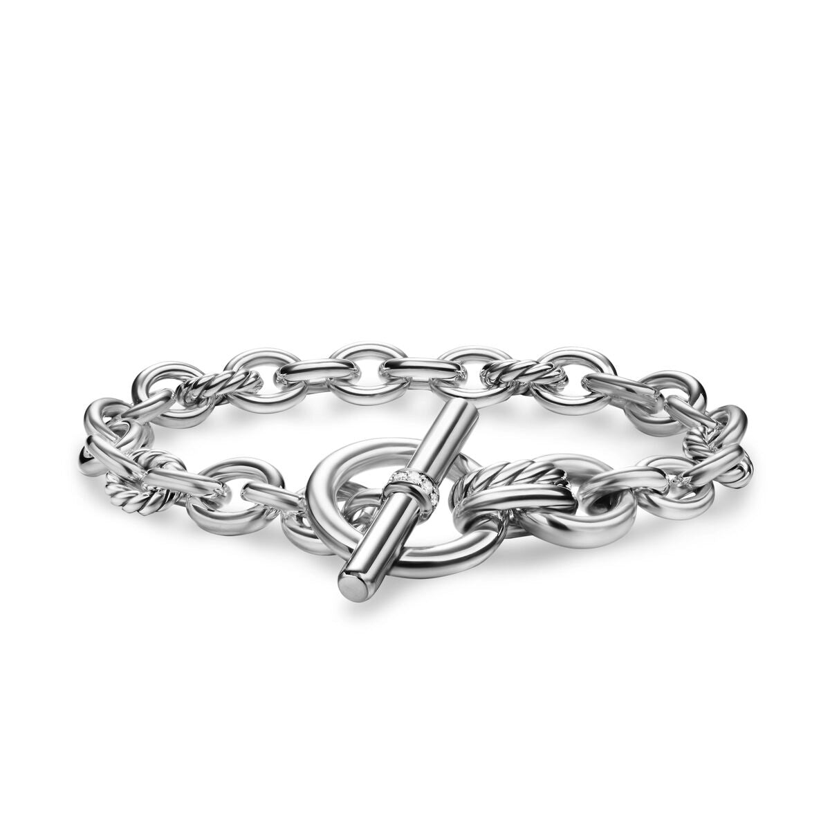 David Yurman Bracelets in Silver containing Diamond B18453DSSADIL