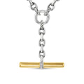 David Yurman Necklaces in Mixed Metals containing Diamond N18458DS8ADI18