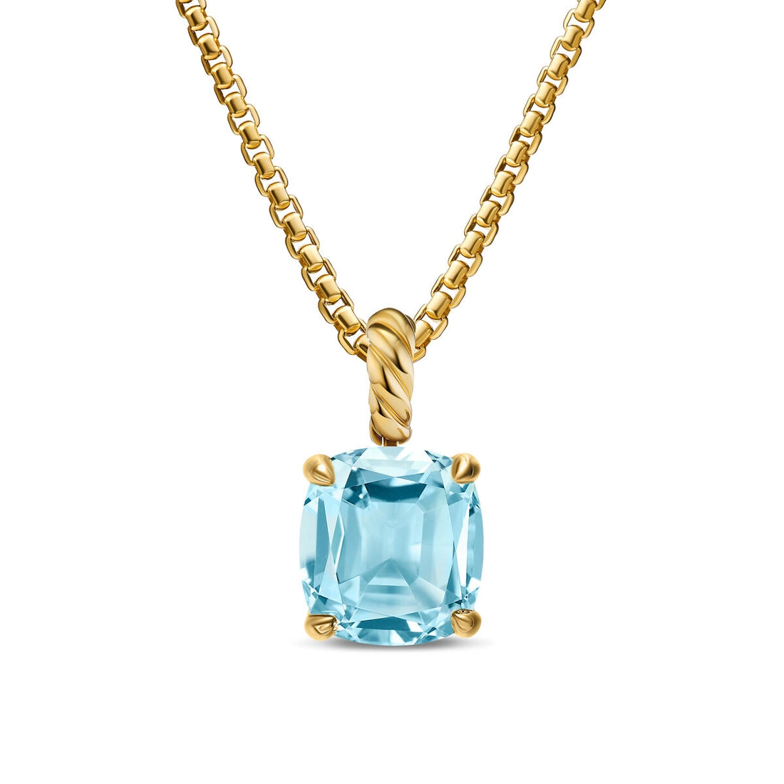 David Yurman Pendants in Yellow Gold containing Blue topaz  D1826188ALZ