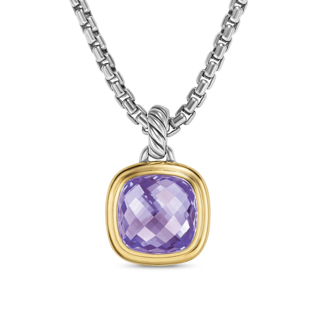 David Yurman Pendants in Mixed Metals containing Amethyst D18306S8AAM
