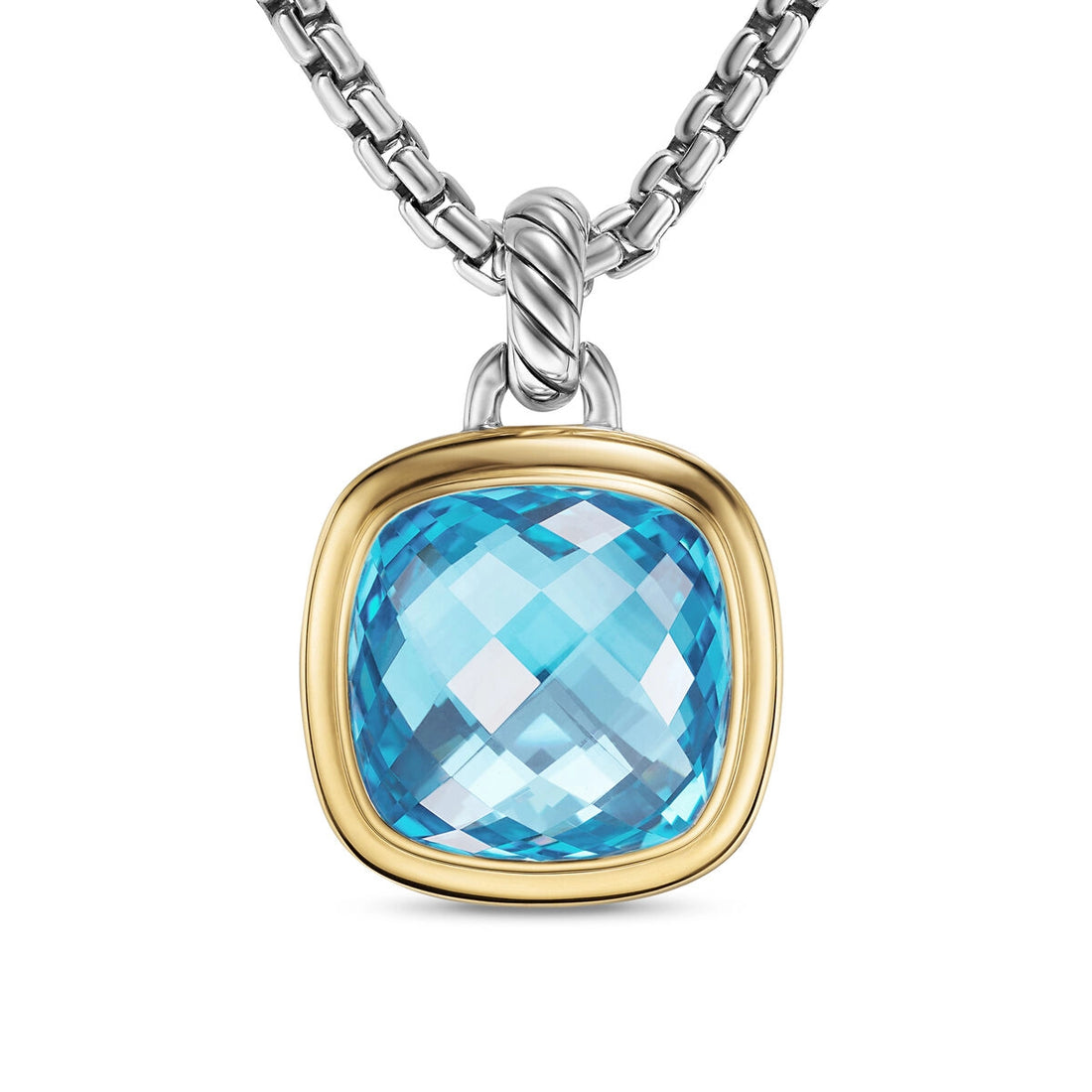 David Yurman Pendants in Mixed Metals containing Blue topaz  D18307S8ABT