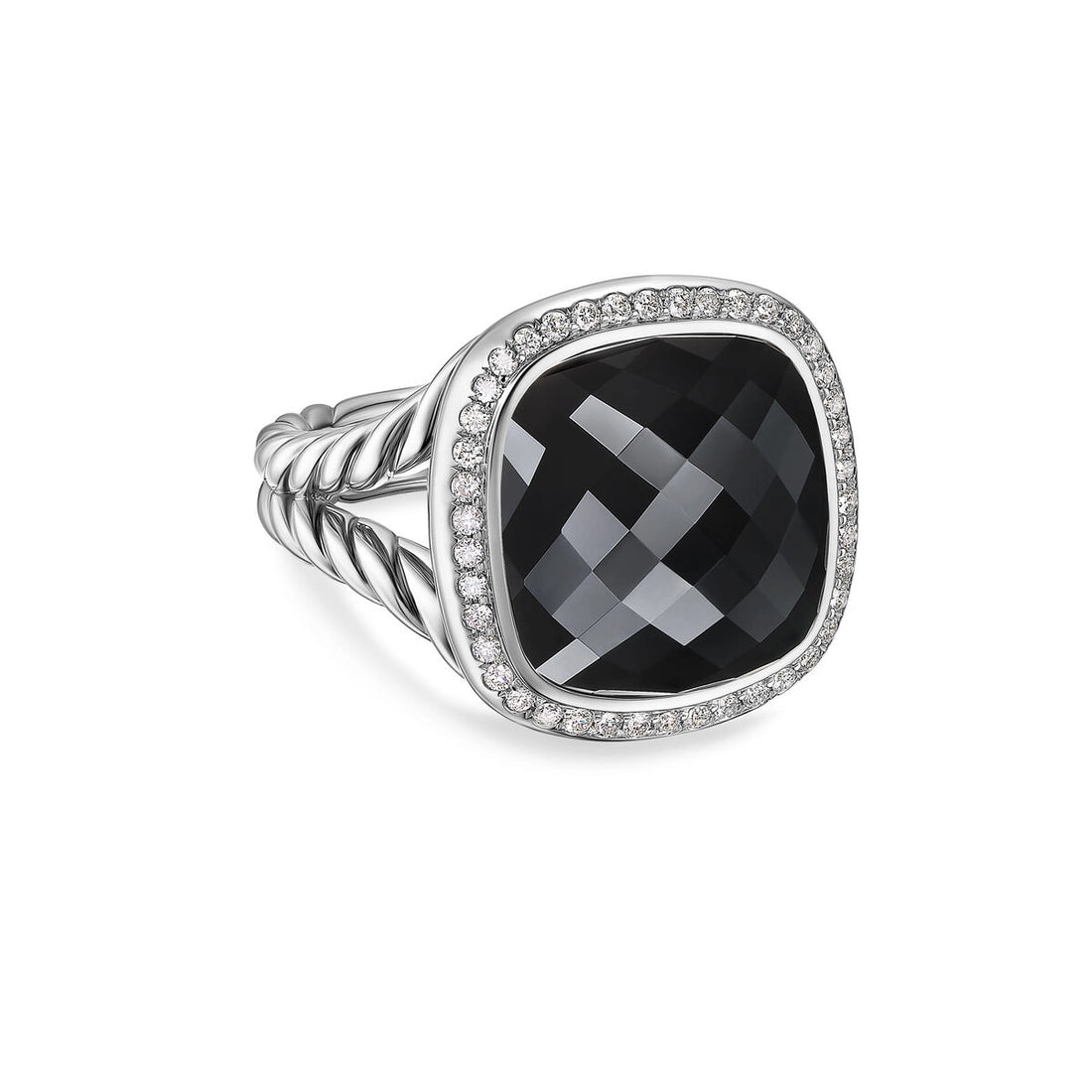 David Yurman Rings in Silver containing Black onyx, Multi-gemstone, Diamond R18307DSSABODI7