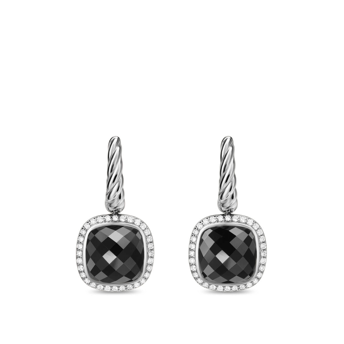 David Yurman Earrings in Silver containing Black onyx, Multi-gemstone, Diamond E18386DSSABODI