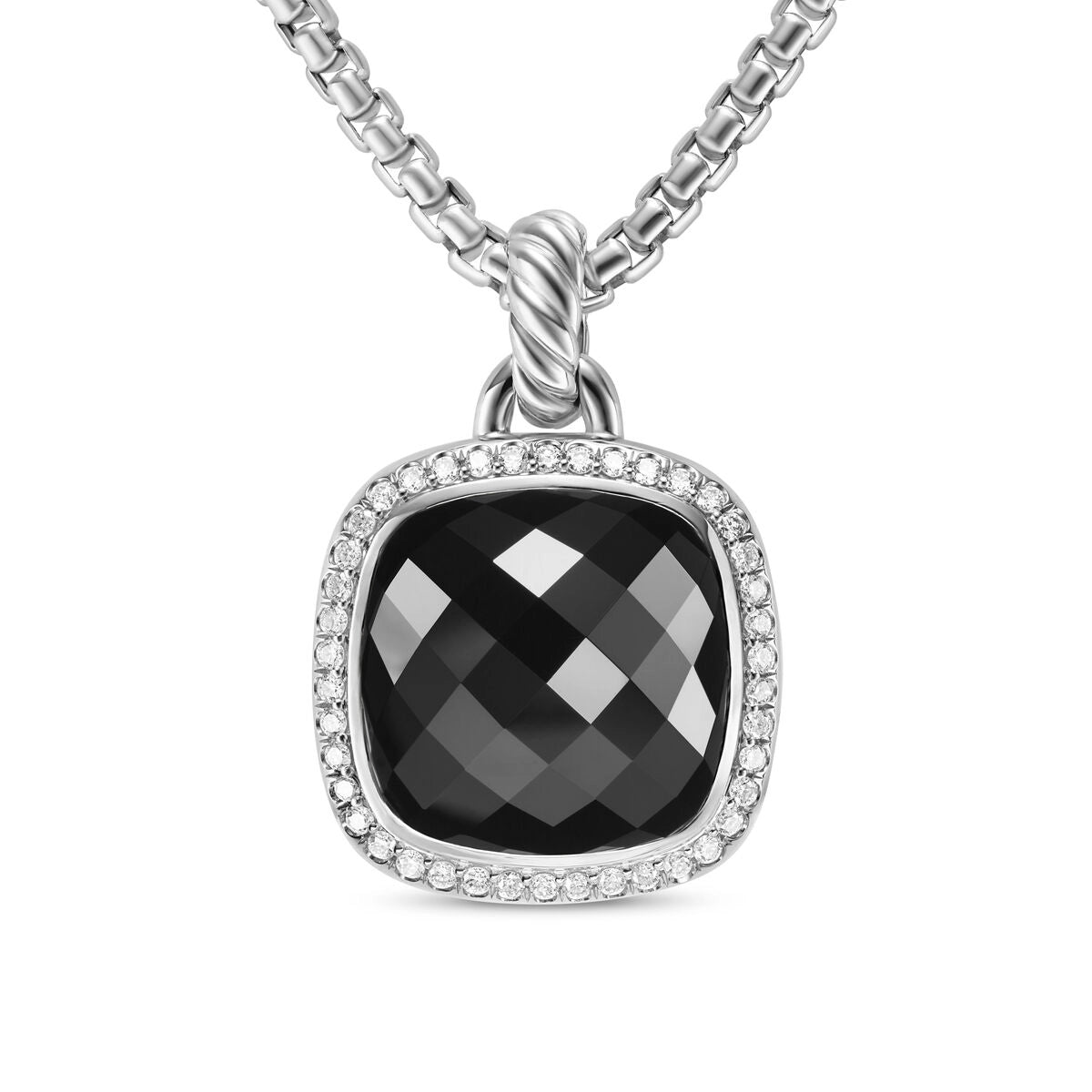 David Yurman Pendants in Silver containing Black onyx, Multi-gemstone, Diamond D18307DSSABODI