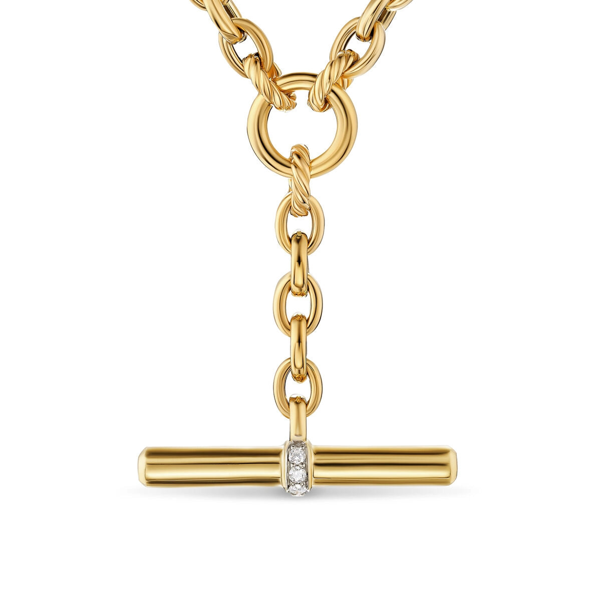 David Yurman Necklaces in Yellow Gold containing Diamond N18458D88ADI18