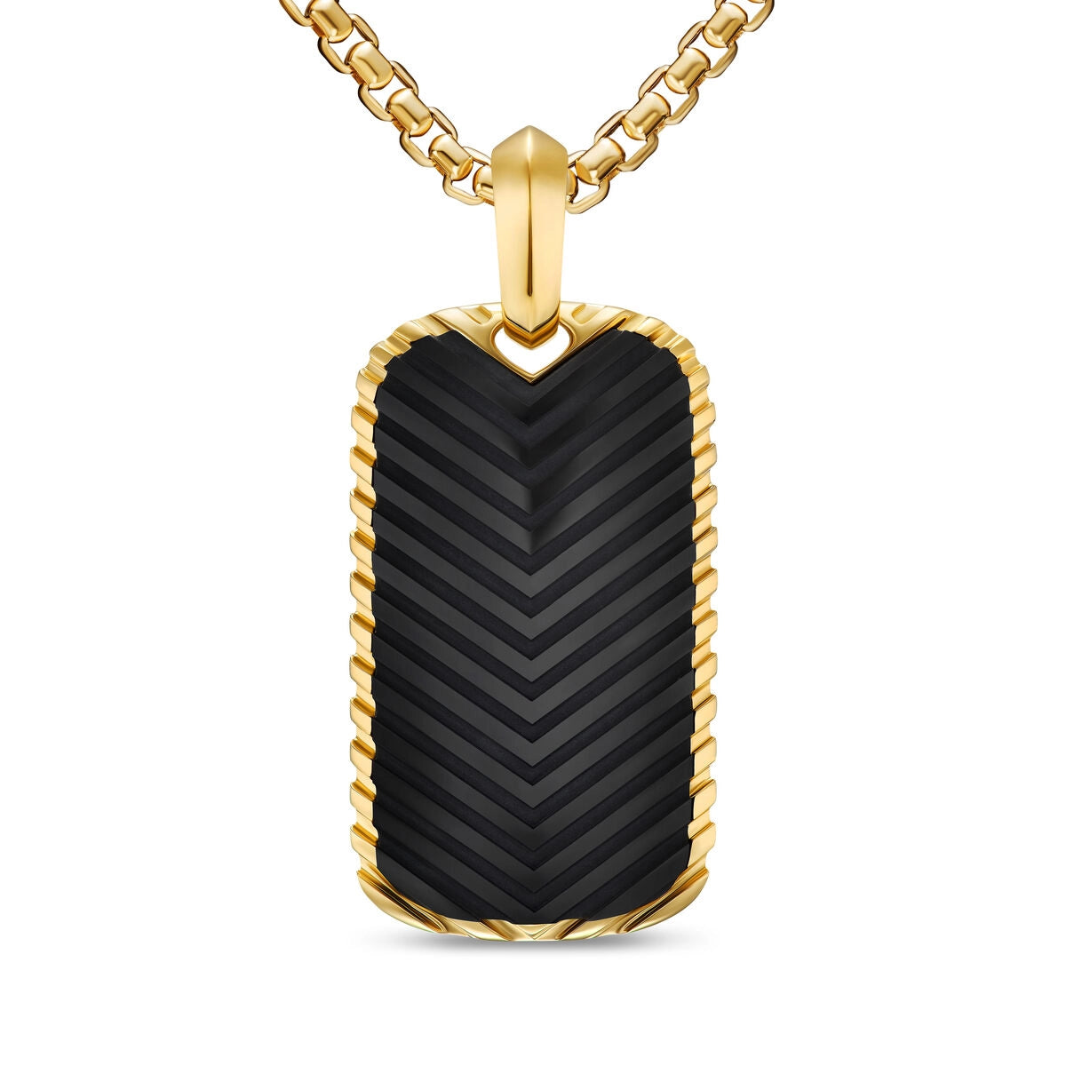 David Yurman Pendants in Yellow Gold containing Black onyx D35169M88BBO