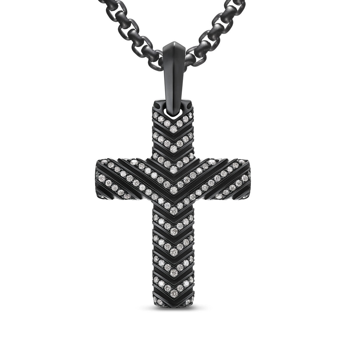 David Yurman Pendants in Alternative Metals containing Diamond D35190MBBADI