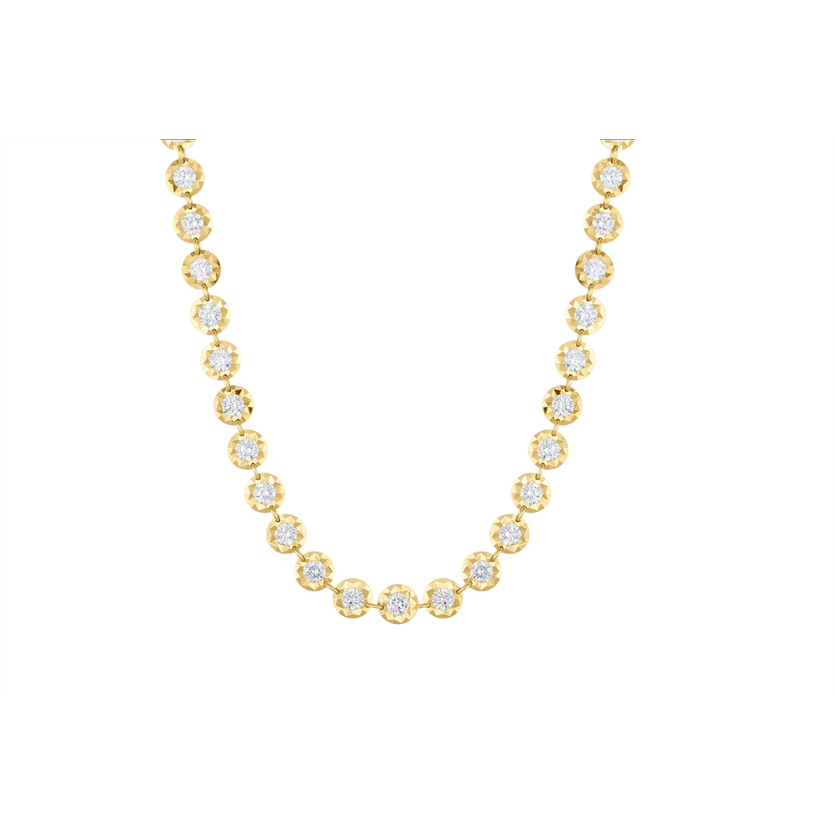 Necklaces Necklaces in Yellow Gold containing Diamond 446816