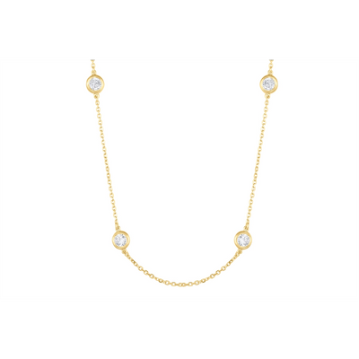 Necklaces Necklaces in Yellow Gold containing Diamond 446866