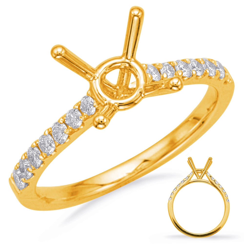 Engagement Collections Engagement Rings in Yellow Gold containing Diamond 446870