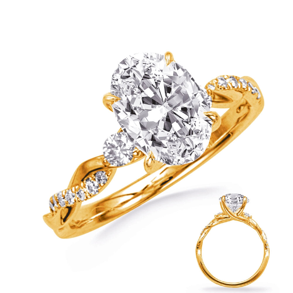 Engagement Collections Engagement Rings in Yellow Gold containing Diamond 446872
