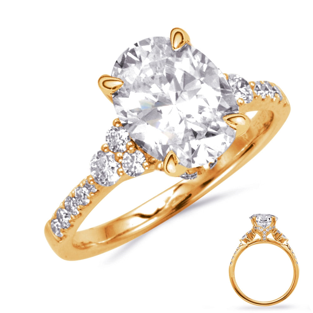 Engagement Collections Engagement Rings in Yellow Gold containing Diamond 446873