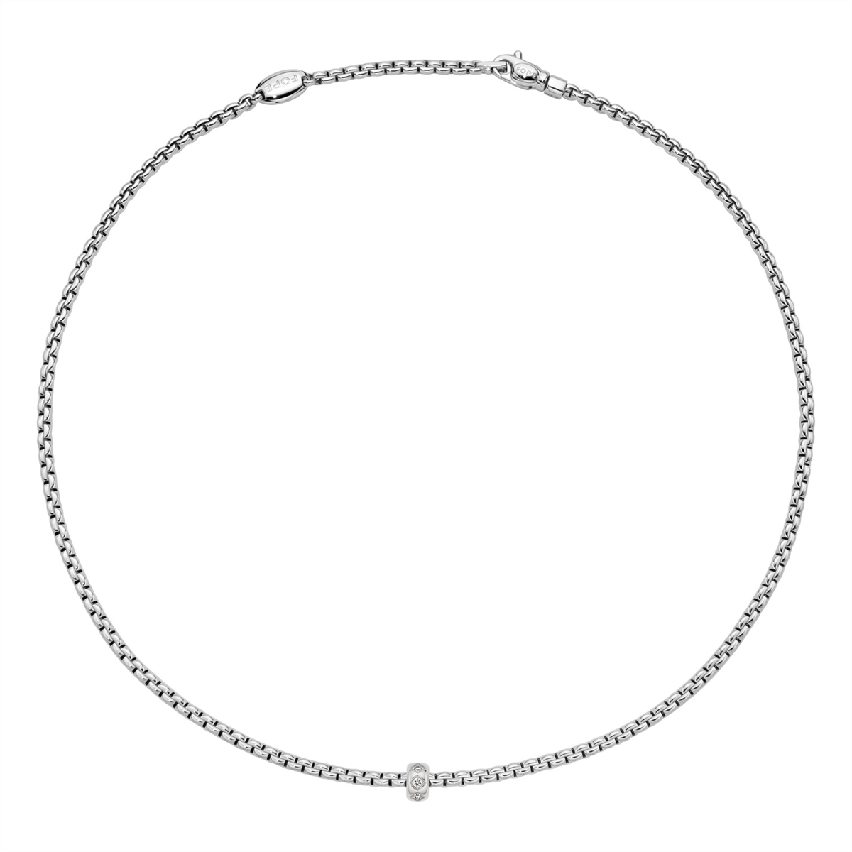 FOPE Necklaces in White Gold containing Diamond 73101CX_BB_B_XBX_043