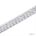 JB Star Bracelets in Platinum/Palladium containing Diamond 5823/001