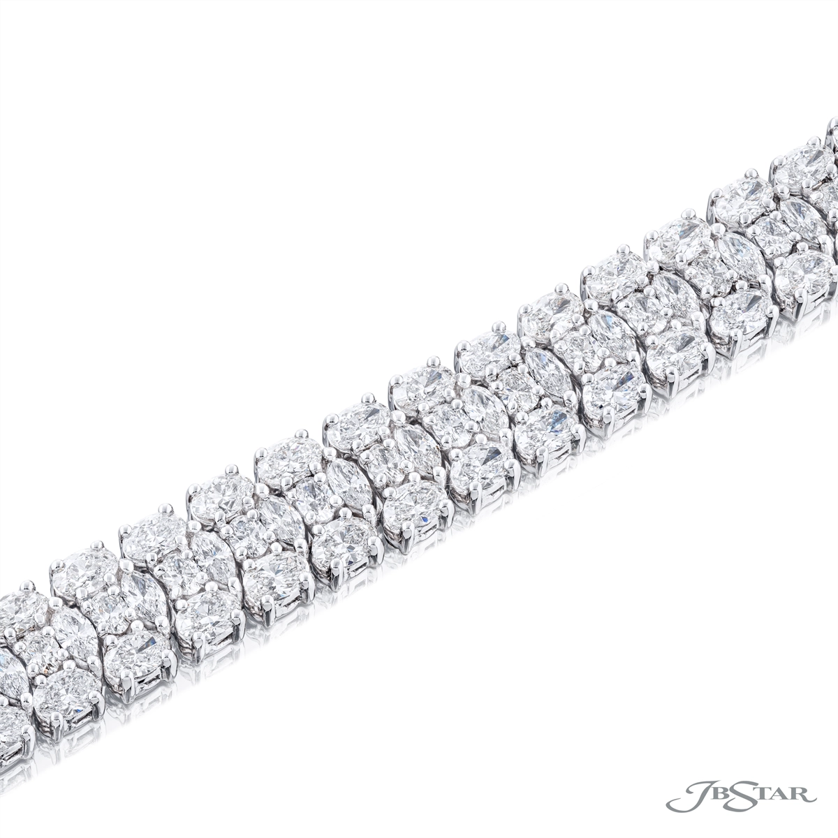 JB Star Bracelets in Platinum/Palladium containing Diamond 5823/001