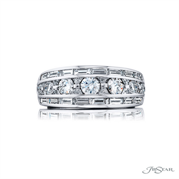 JB Star Rings in Platinum/Palladium containing Diamond 1000/027