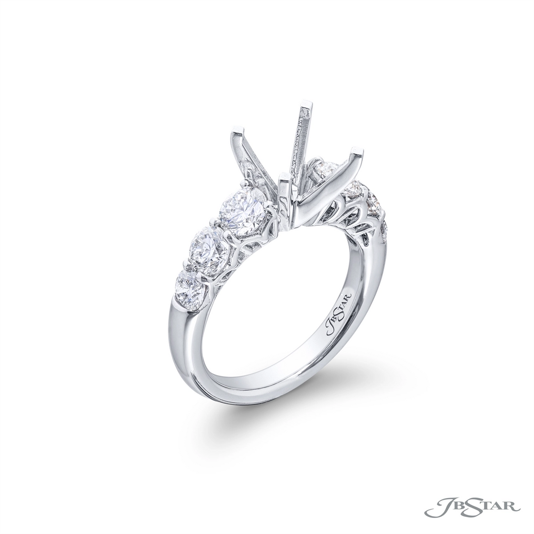 JB Star Engagement Rings in Platinum/Palladium containing Diamond 1103/028