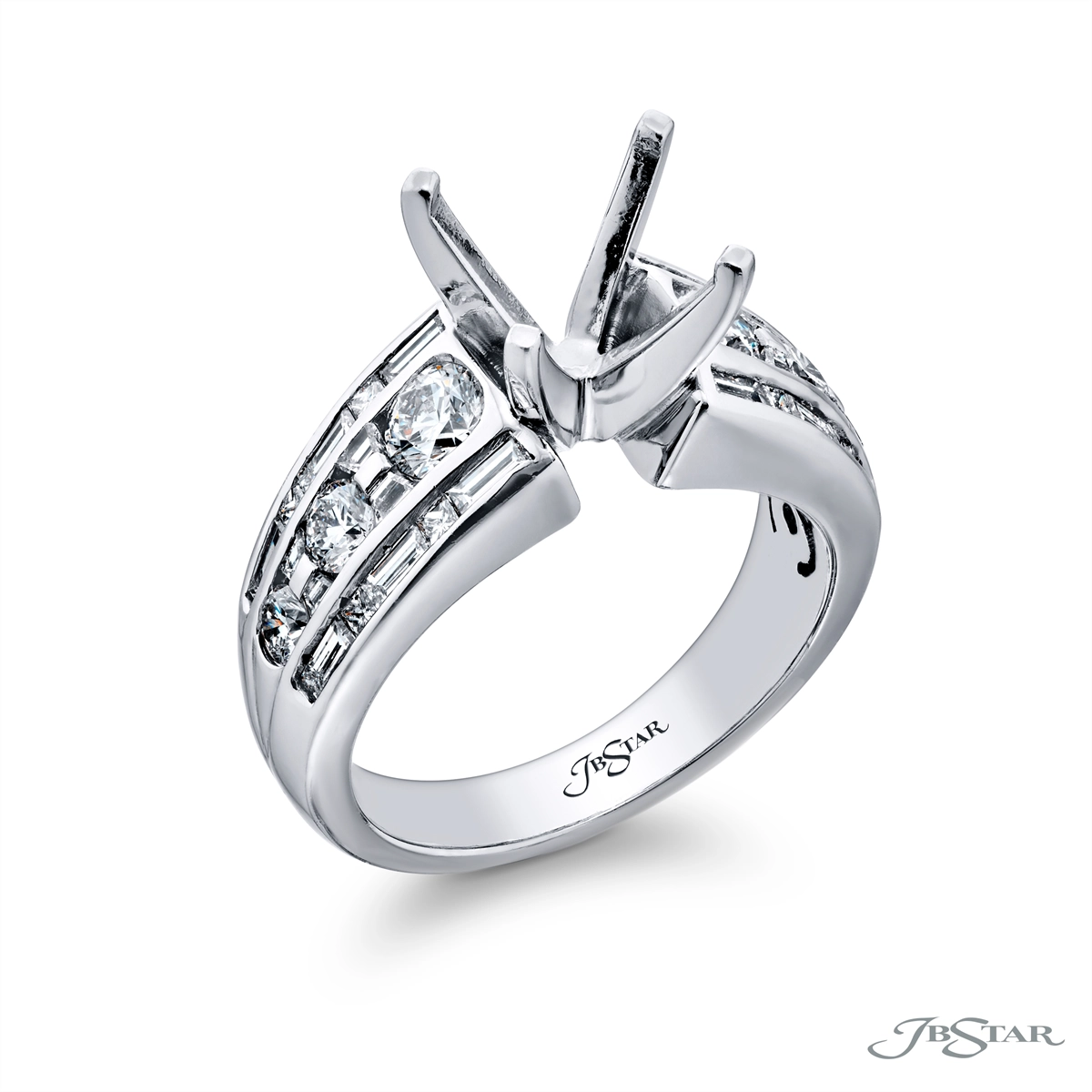 JB Star Engagement Rings in Platinum/Palladium containing Diamond 1394/046