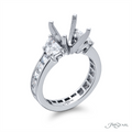 JB Star Engagement Rings in Platinum/Palladium containing Diamond 7662/002