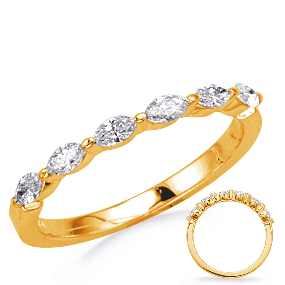 Wedding Bands Wedding Rings in Yellow Gold containing Diamond 446984