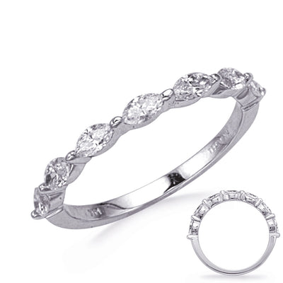 Wedding Bands Wedding Rings in White Gold containing Diamond 446995