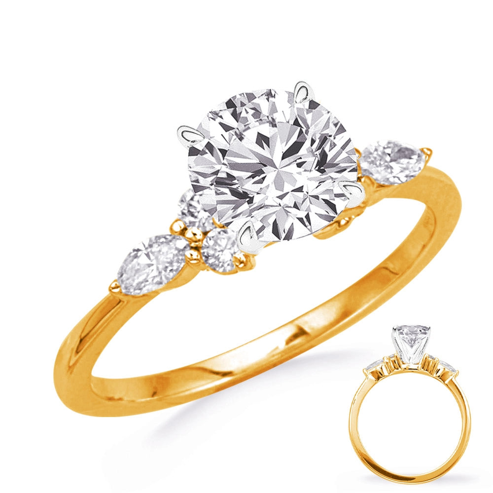 Engagement Collections Engagement Rings in Yellow Gold containing Diamond 447007