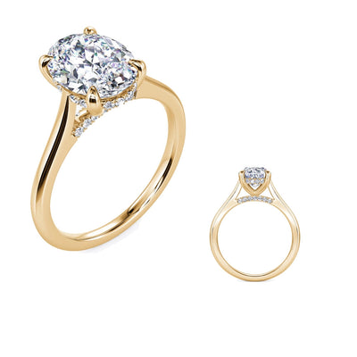 Engagement Collections Engagement Rings in Yellow Gold containing Diamond 447014