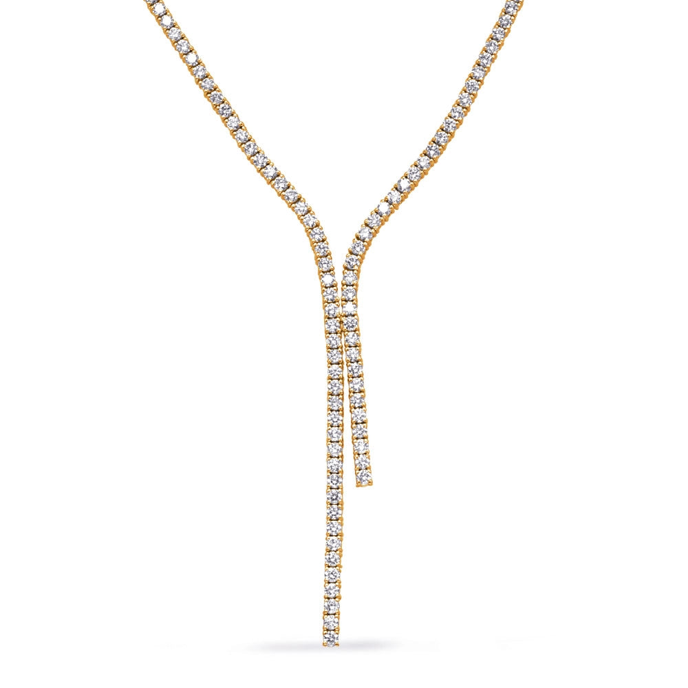 Necklaces Necklaces in Yellow Gold containing Diamond 447025