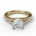 Fana Engagement Rings in Yellow Gold containing Diamond S3593-2_0CT-RD-14KYG-6H