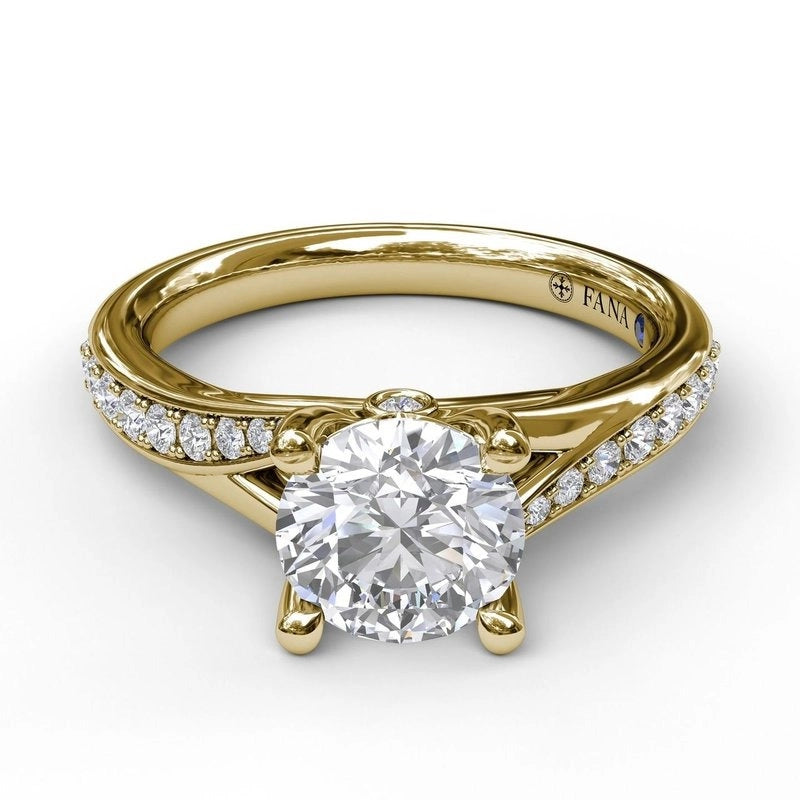 Fana Engagement Rings in Yellow Gold containing Diamond S3593-2_0CT-RD-14KYG-6H