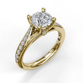 Fana Engagement Rings in Yellow Gold containing Diamond S3593-2_0CT-RD-14KYG-6H