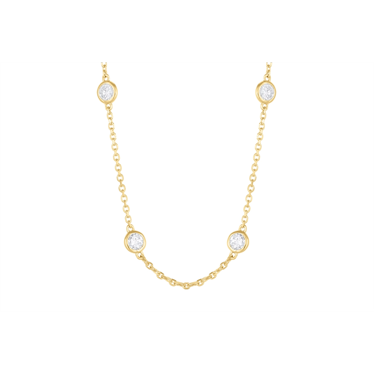 Necklaces Necklaces in Yellow Gold containing Diamond 447119
