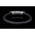 William Henry Bracelets in Silver LC196RRSBLK-LG